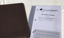 Load image into Gallery viewer, 2027 Mini Zipper 3-Ring Binder Appointment Book (Paper size 5.5x8.5) Ships 10/1/26