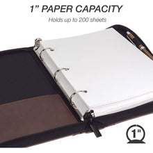 Load image into Gallery viewer, 2027 Mini Zipper 3-Ring Binder Appointment Book (Paper size 5.5x8.5) Ships 10/1/26
