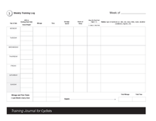 Load image into Gallery viewer, Training Journal For Cyclists
