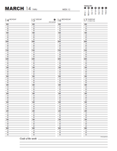 Load image into Gallery viewer, 2027 Mini REFILL Calendar (Paper size 5.5x8.5)  Ships 10/1/26
